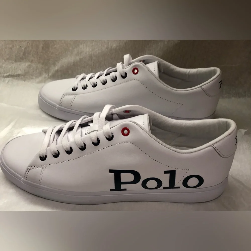 NWOB Polo Ralph Lauren Longwood Leather Sneaker Shoes